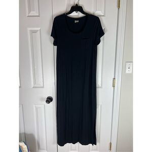 Soma Womens Black Maxi Dress Size Small